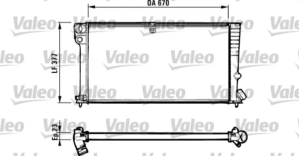 Radiator, engine cooling (731570)