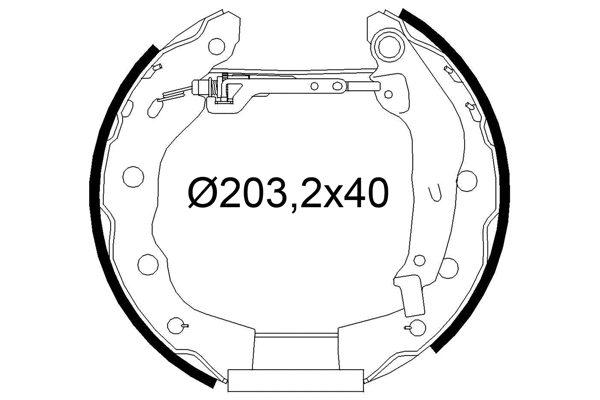 Brake Shoe Set (554965)