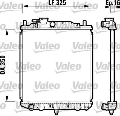 Radiator, engine cooling (734209)