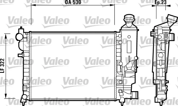 Radiator, engine cooling (732882)