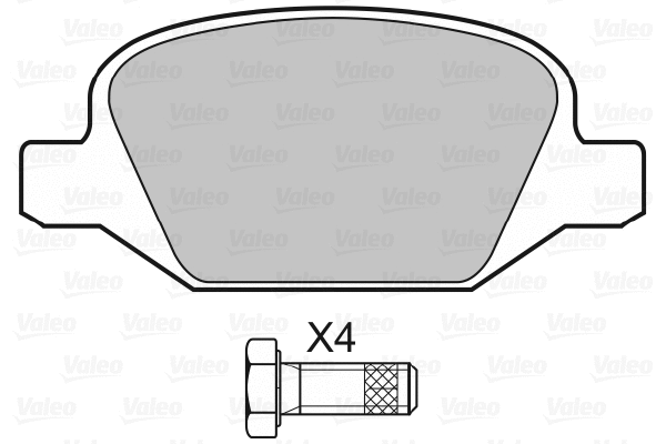 Brake Pad Set, disc brake (598407)