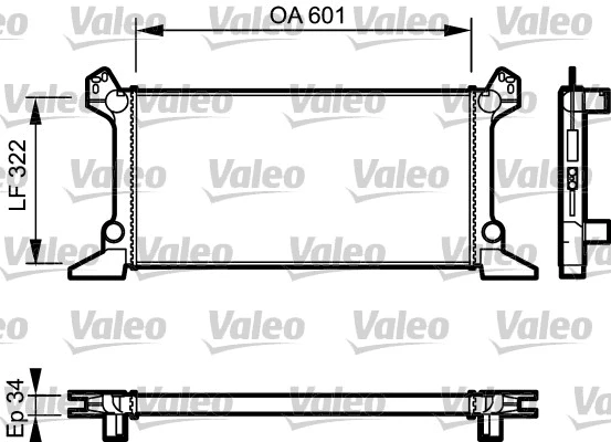 Radiator, engine cooling (730124)