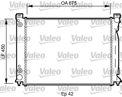 Radiator, engine cooling (735030)