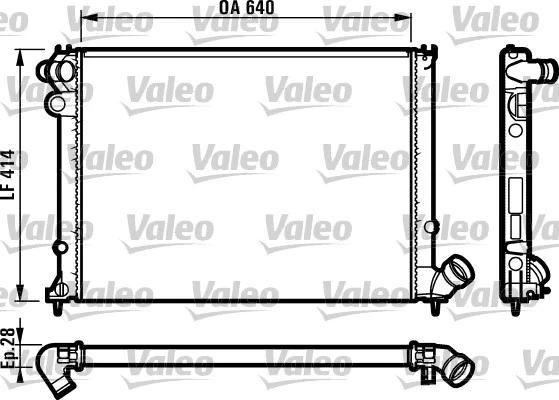 Radiator, engine cooling (731381)