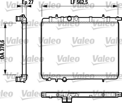 Radiator, engine cooling (732744)