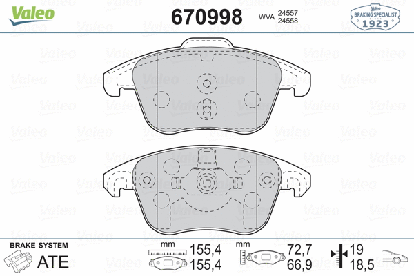 Brake Pad Set, disc brake