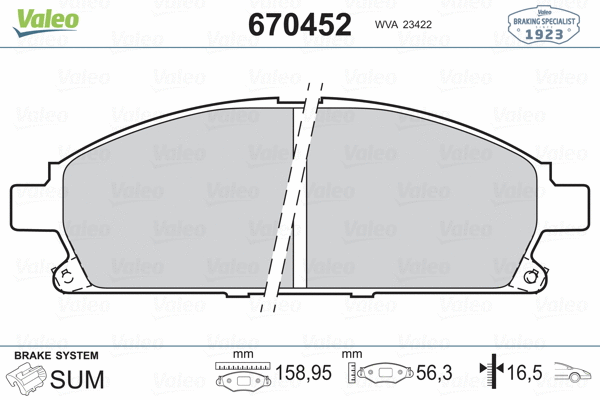 Brake Pad Set, disc brake