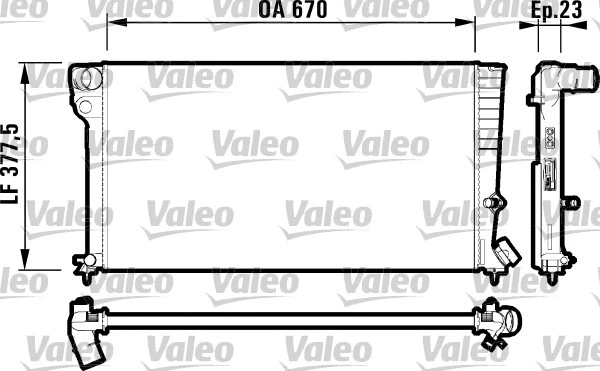 Radiator, engine cooling (731744)