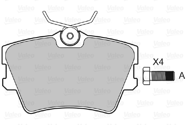 Brake Pad Set, disc brake (598546)