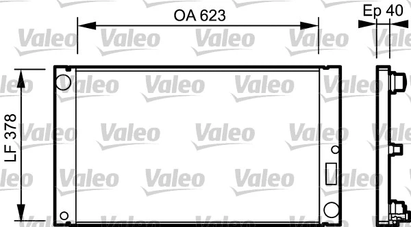 Radiator, engine cooling (735036)
