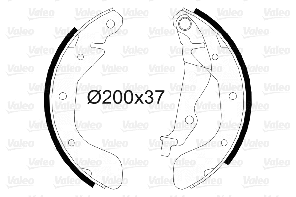 Brake Shoe Set (564080)