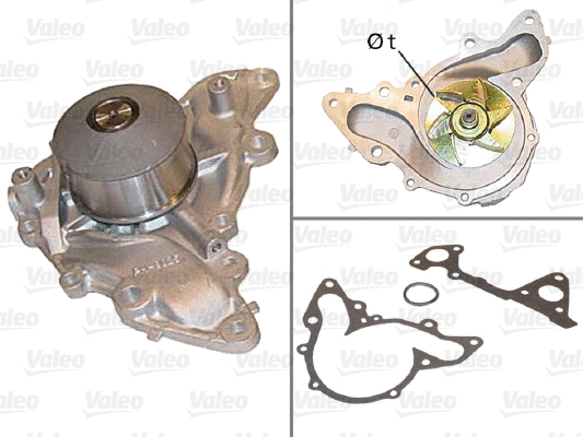 Water Pump, engine cooling (506539)