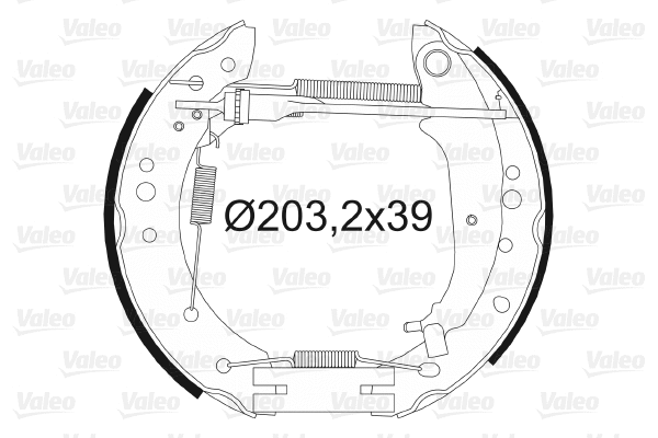 Brake Shoe Set (554885)