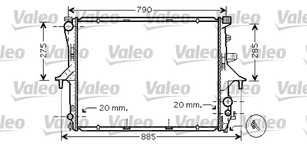 Radiator, engine cooling (734739)