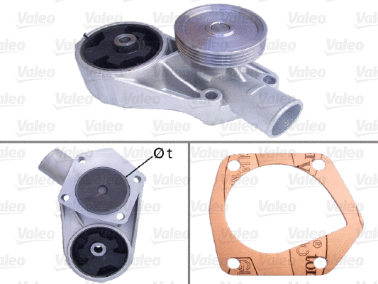 Water Pump, engine cooling (506522)