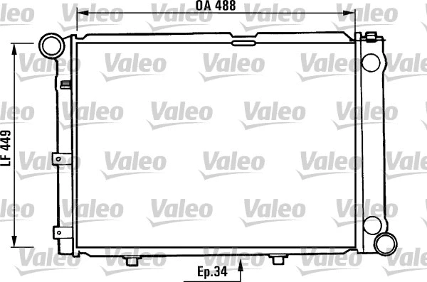 Radiator, engine cooling (730343)
