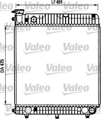 Radiator, engine cooling (730883)