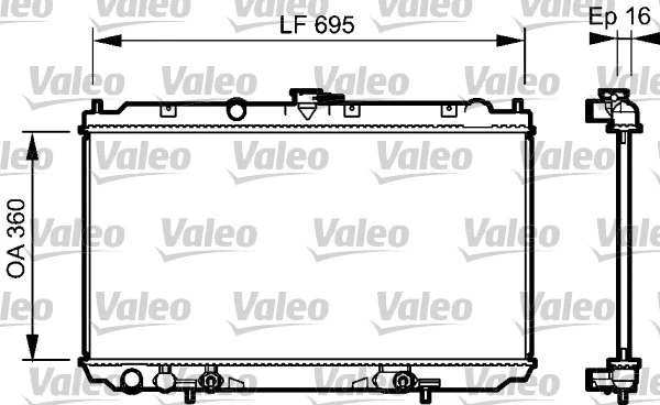 Radiator, engine cooling (734473)