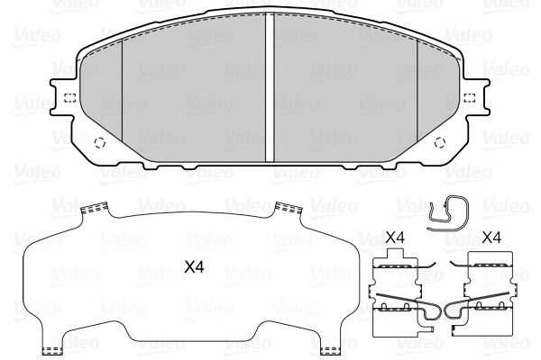 Brake Pad Set, disc brake (601540)
