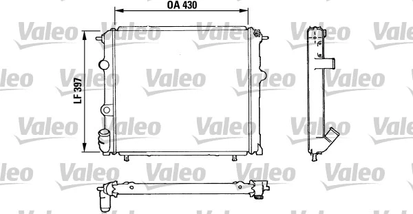 Radiator, engine cooling (810912)