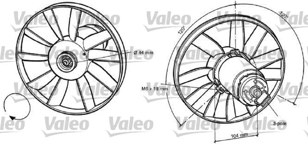 Fan, engine cooling (696039)