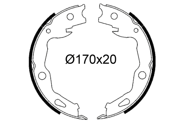 Brake Shoe Set (564261)