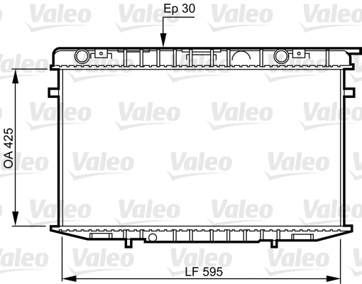Radiator, engine cooling (731236)