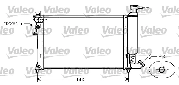 Radiator, engine cooling (734454)
