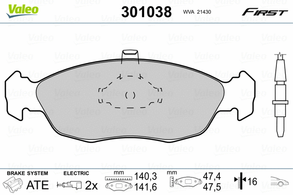 Brake Pad Set, disc brake