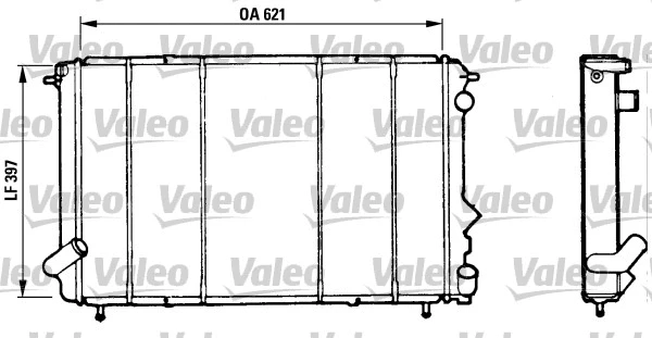 Radiator, engine cooling (730185)