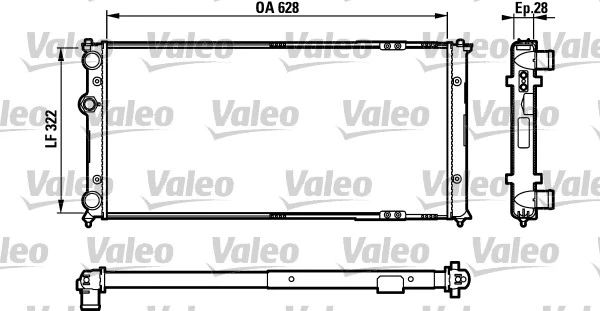 Radiator, engine cooling (731728)