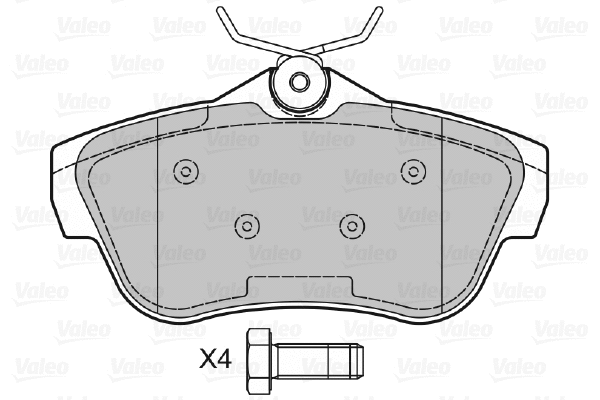 Brake Pad Set, disc brake (601039)