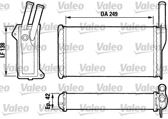 Heat Exchanger, interior heating (883742)