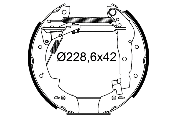 Brake Shoe Set (554927)