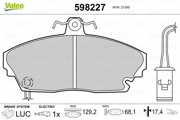 Brake Pad Set, disc brake