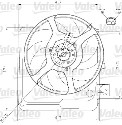 Fan, engine cooling (698313)