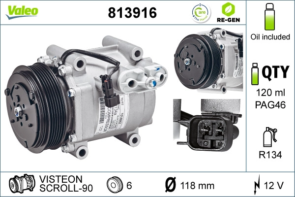 Compressor, air conditioning (813916)