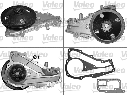 Water Pump, engine cooling (506635)