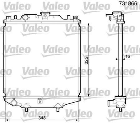 Radiator, engine cooling (731866)