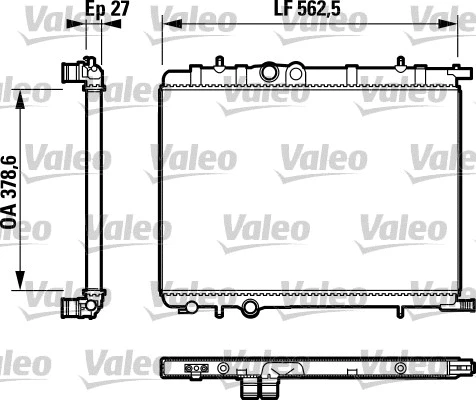 Radiator, engine cooling (732616)
