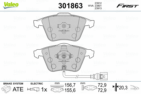 Brake Pad Set, disc brake