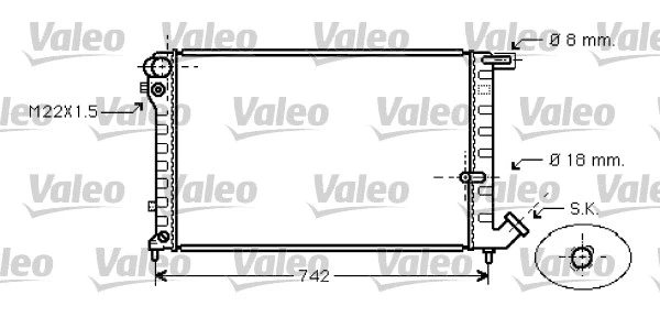 Radiator, engine cooling (731752)
