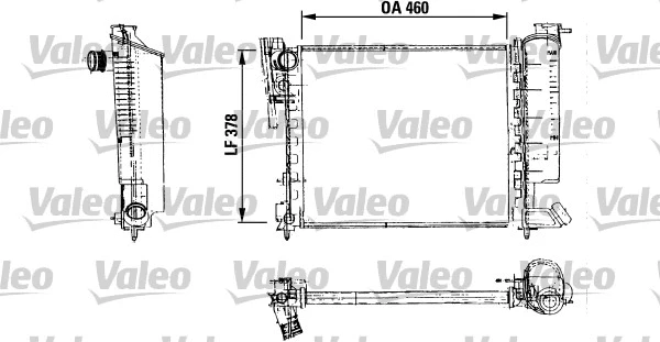 Radiator, engine cooling (816715)