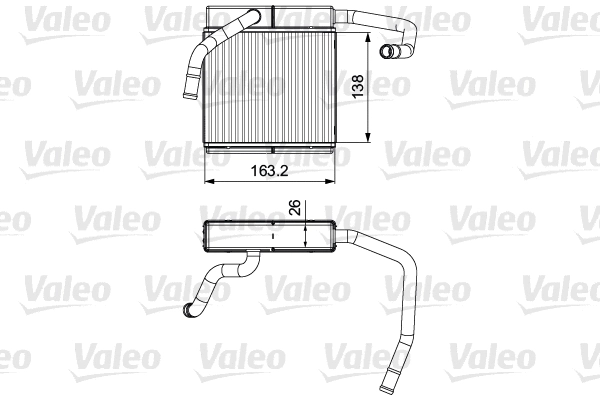 Heat Exchanger, interior heating (811552)