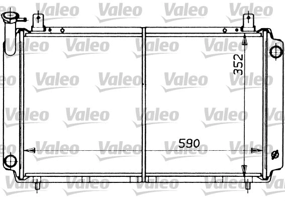 Radiator, engine cooling (730407)