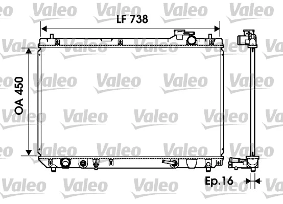 Radiator, engine cooling (734194)