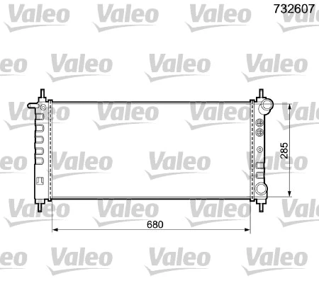 Radiator, engine cooling (732607)