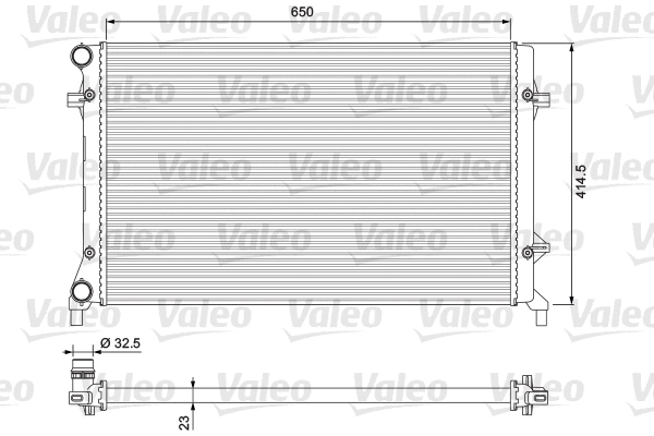 Radiator, engine cooling (234332)