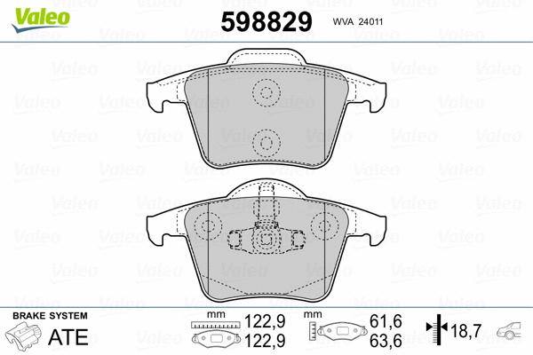 Brake Pad Set, disc brake