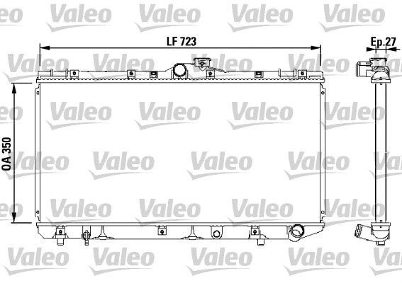 Radiator, engine cooling (731568)